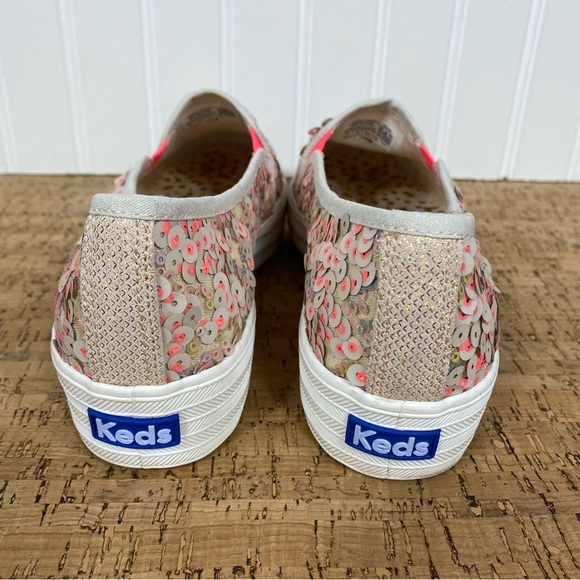 Keds Triple Decker Sequin Slip-On Shoes - Picture 4 of 12